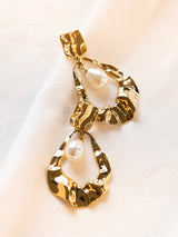 Boucles d'oreilles - Amsonia doré