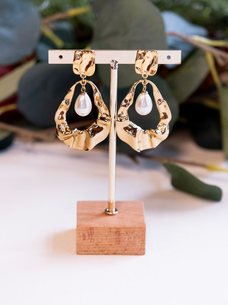 Boucles d'oreilles - Amsonia doré